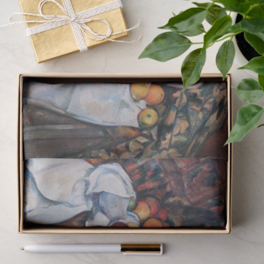 Paul Cezanne - Stilleven, Appelen en Sinaasappels Tissuepapier (Geschenk)