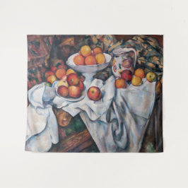 Paul Cezanne - Stilleven, Appelen en Sinaasappels Wandkleed