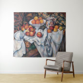 Paul Cezanne - Stilleven, Appelen en Sinaasappels Wandkleed (In Situ (horizontaal))