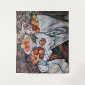 Paul Cezanne - Stilleven, Appelen en Sinaasappels Wandkleed (Voorkant)