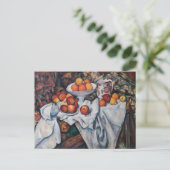 Paul Cezanne - Stilleven, appels en sinaasappels Briefkaart (Staand voorkant)