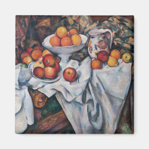 Paul Cezanne - Stilleven, Appels en Sinaasappels Magneet
