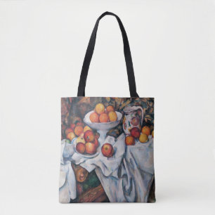 Paul Cezanne - Stilleven, Appels en Sinaasappels Tote Bag