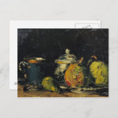 Paul Cezanne | Stilleven, c.1865 Briefkaart (Voorkant / Achterkant)