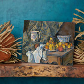 Paul Cezanne | Stilleven met appelen en perziken, Fotoplaat (Zijkant)