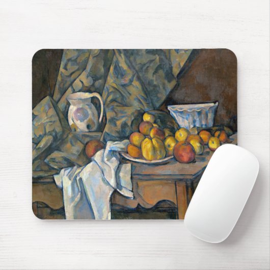 Paul Cezanne | Stilleven met appelen en perziken, Muismat (Met muis)