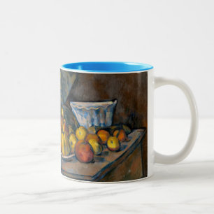 Paul Cezanne   Stilleven met appelen en perziken, Tweekleurige Koffiemok
