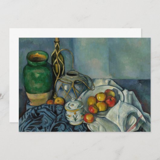 Paul Cezanne - Stilleven met appels Bedankkaart (Voorkant / Achterkant)
