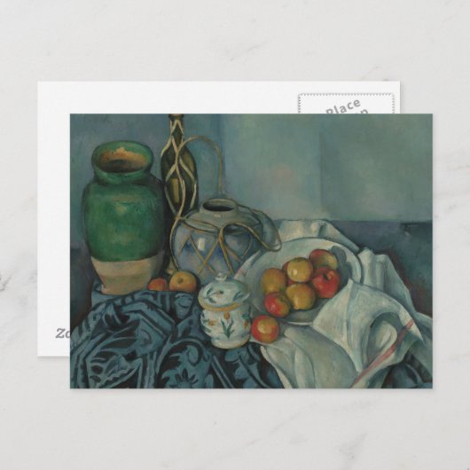 Paul Cezanne - Stilleven met appels Briefkaart (Voorkant / Achterkant)