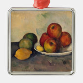 Paul Cezanne | Stilleven met appels, c.1890 Metalen Ornament (Voorkant)