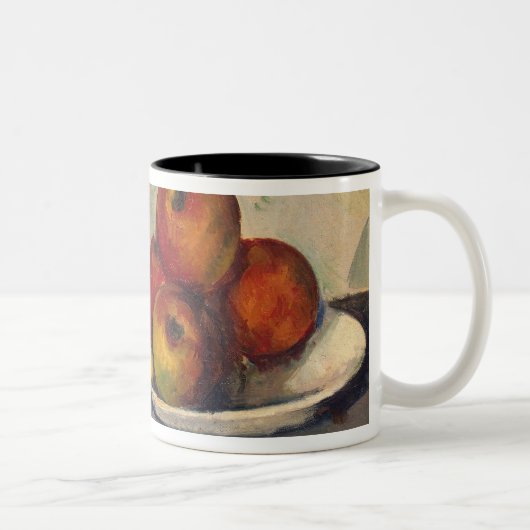 Paul Cezanne | Stilleven met appels, c.1890 Tweekleurige Koffiemok (Rechts)