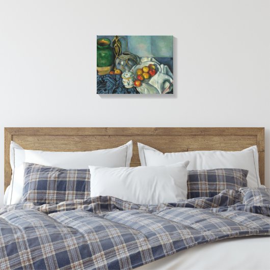 Paul Cezanne - Stilleven met appels Canvas Afdruk (Insitu (Slaapkamer))
