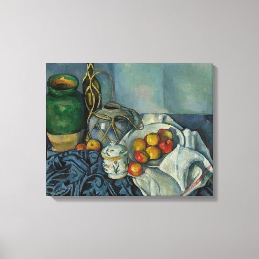Paul Cezanne - Stilleven met Appels Canvas Afdruk (Voorkant)