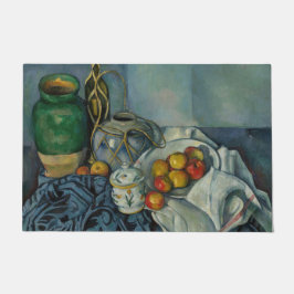 Paul Cezanne - Stilleven met appels Deurmat