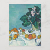 Paul Cézanne Stilleven met appels en primroses Briefkaart (Voorkant)