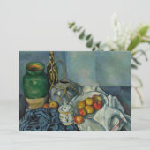 Paul Cezanne - Stilleven met appels Kaart (Staand voorkant)