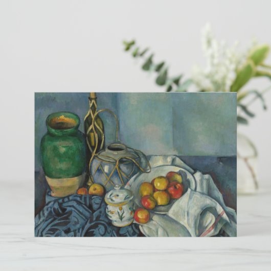 Paul Cezanne - Stilleven met appels Kaart (Staand voorkant)