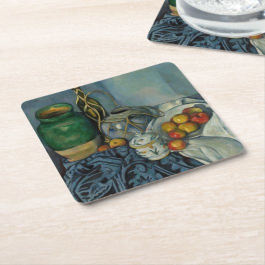 Paul Cezanne - Stilleven met appels Kartonnen Onderzetters (Schuin)