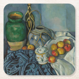 Paul Cezanne - Stilleven met appels Kartonnen Onderzetters