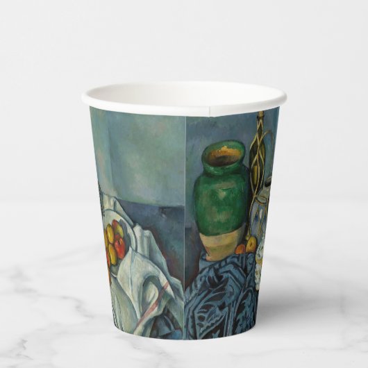 Paul Cezanne - Stilleven met appels Papieren Bekers (Rechts)