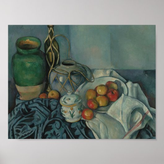 Paul Cezanne - Stilleven met appels Poster (Voorkant)