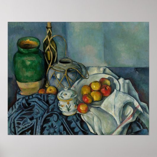 Paul Cezanne - Stilleven met appels Poster (Voorkant)