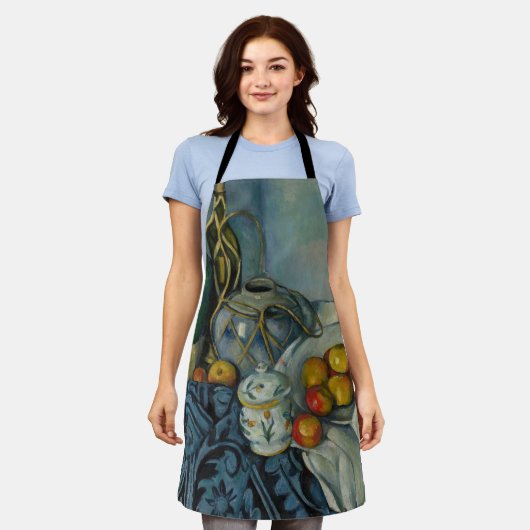 Paul Cezanne - Stilleven met appels Schort (Gedragen)