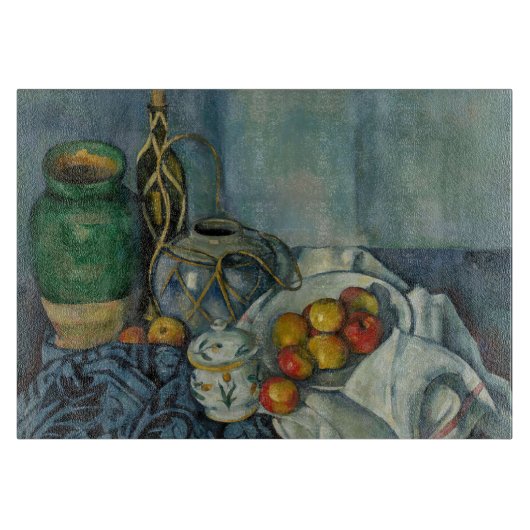 Paul Cezanne - Stilleven met appels Snijplank (Voorkant)