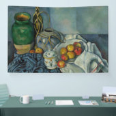 Paul Cezanne - Stilleven met appels Spandoek (Beurs)