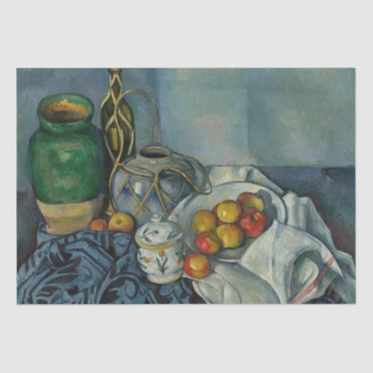 Paul Cezanne - Stilleven met appels Tissuepapier (Voorkant)