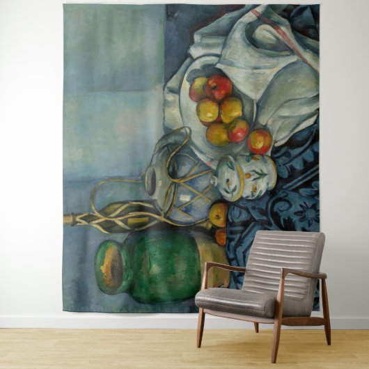 Paul Cezanne - Stilleven met appels Wandkleed (In situ)