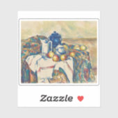 Paul Cézanne - Stilleven met blauwe pot Sticker (Vel)