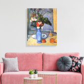 Paul Cezanne - Stilleven met blauwe vaas Canvas Afdruk (Insitu (Woonkamer))