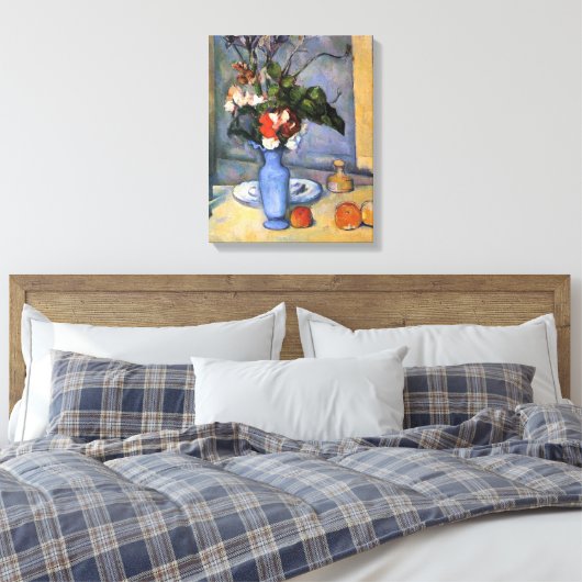 Paul Cezanne - Stilleven met blauwe vaas Canvas Afdruk (Insitu (Slaapkamer))