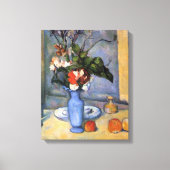 Paul Cezanne - Stilleven met blauwe vaas Canvas Afdruk (Voorkant)