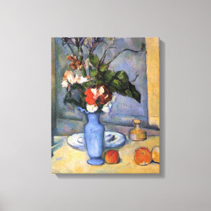 Paul Cezanne - Stilleven met blauwe vaas Canvas Afdruk