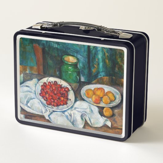 Paul Cezanne - Stilleven met Cherries en perachs (Achterkant)