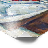 Paul Cezanne - Stilleven met Cherries en perachs Foto Afdruk (Hoek)