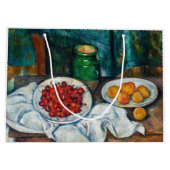 Paul Cezanne - Stilleven met Cherries en perachs Groot Cadeauzakje (Achterkant)