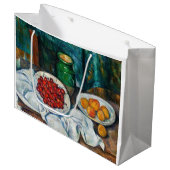 Paul Cezanne - Stilleven met Cherries en perachs Groot Cadeauzakje (Voorkant Gekanteld)