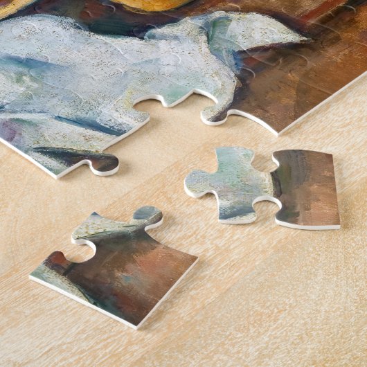 Paul Cezanne - Stilleven met Cherries en perachs Legpuzzel (Zijkant)