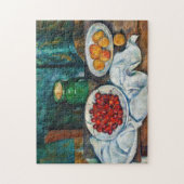 Paul Cezanne - Stilleven met Cherries en perachs Legpuzzel (Verticaal)