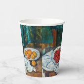 Paul Cezanne - Stilleven met Cherries en perachs Papieren Bekers (Links)