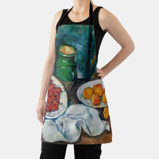 Paul Cezanne - Stilleven met Cherries en perachs Schort (Insitu)