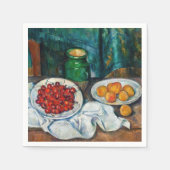 Paul Cezanne - Stilleven met Cherries en perachs Servet (Voorkant)