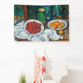 Paul Cezanne - Stilleven met Cherries en perachs Spandoek (Insitu)
