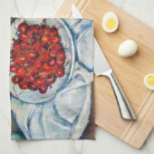 Paul Cezanne - Stilleven met Cherries en perachs Theedoek (Quarter Fold)