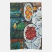 Paul Cezanne - Stilleven met Cherries en perachs Theedoek (Verticaal)