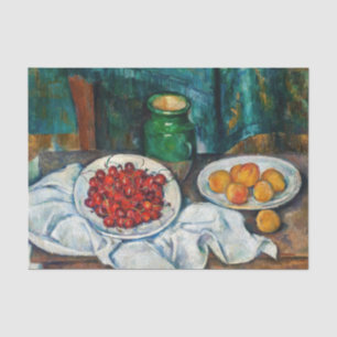 Paul Cezanne - Stilleven met Cherries en perachs Tissuepapier