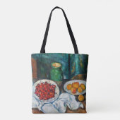 Paul Cezanne - Stilleven met Cherries en perachs Tote Bag (Achterkant)